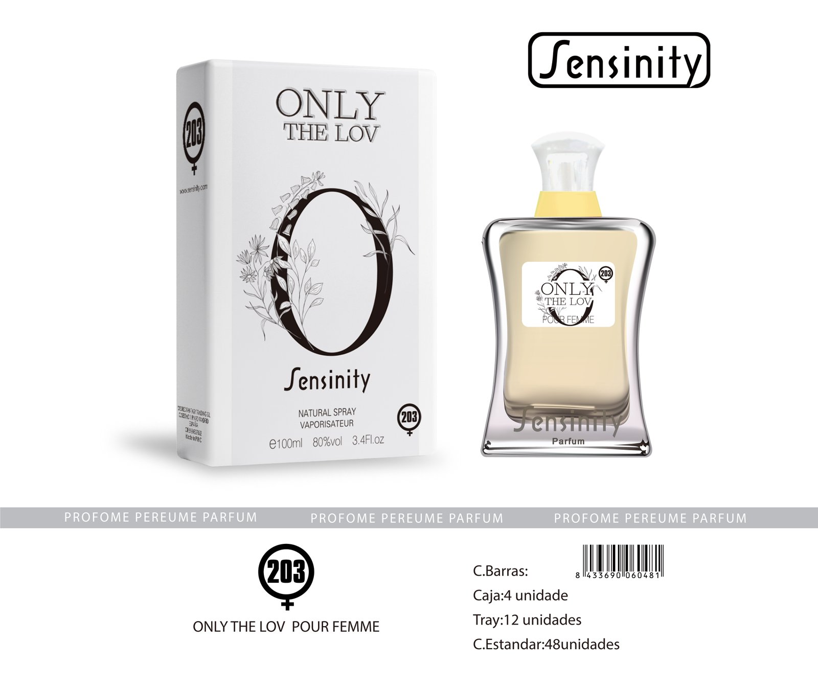 ONLY THE LOV POUR FEMME SENSINITY