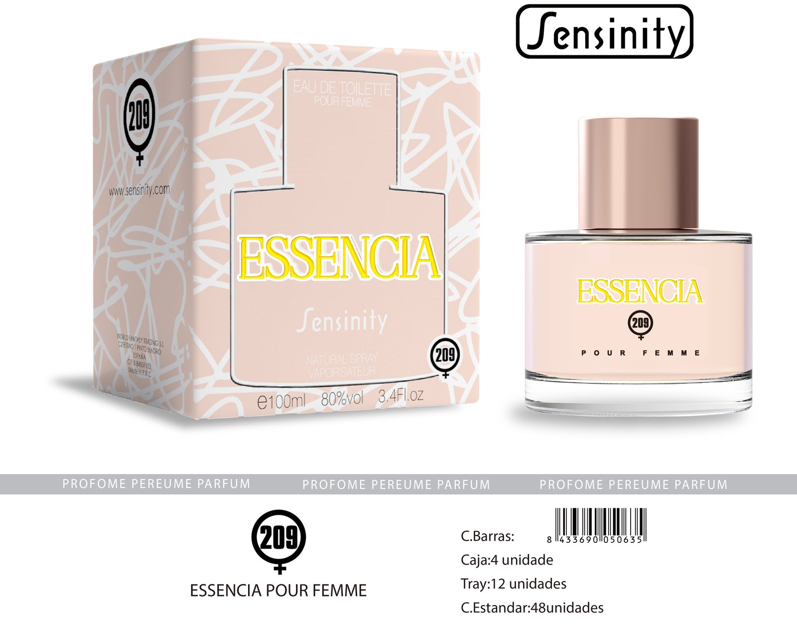 ESSENCIA POUR FEMME SENSINITY