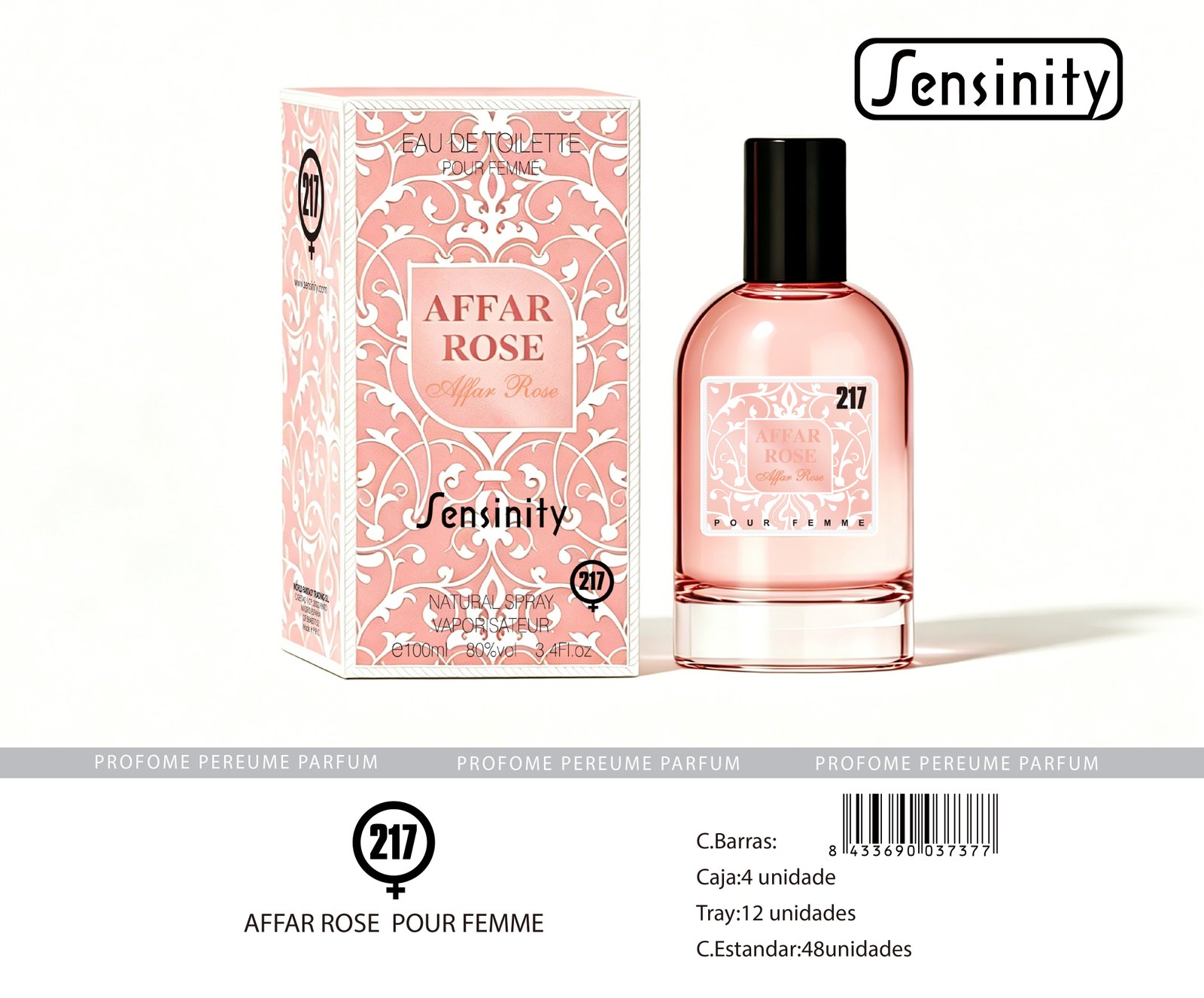 AFFAR ROSE POUR FEMME