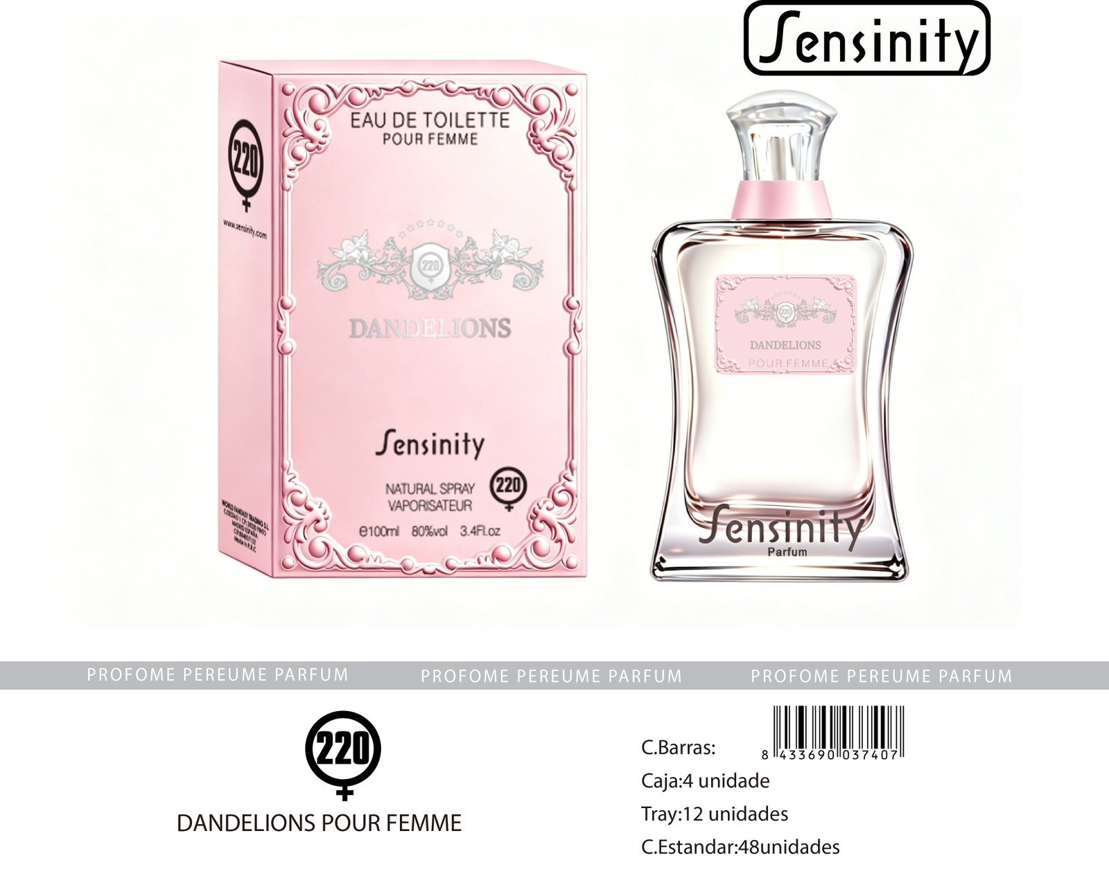 DANDELIONS POUR FEMME SENSINITY