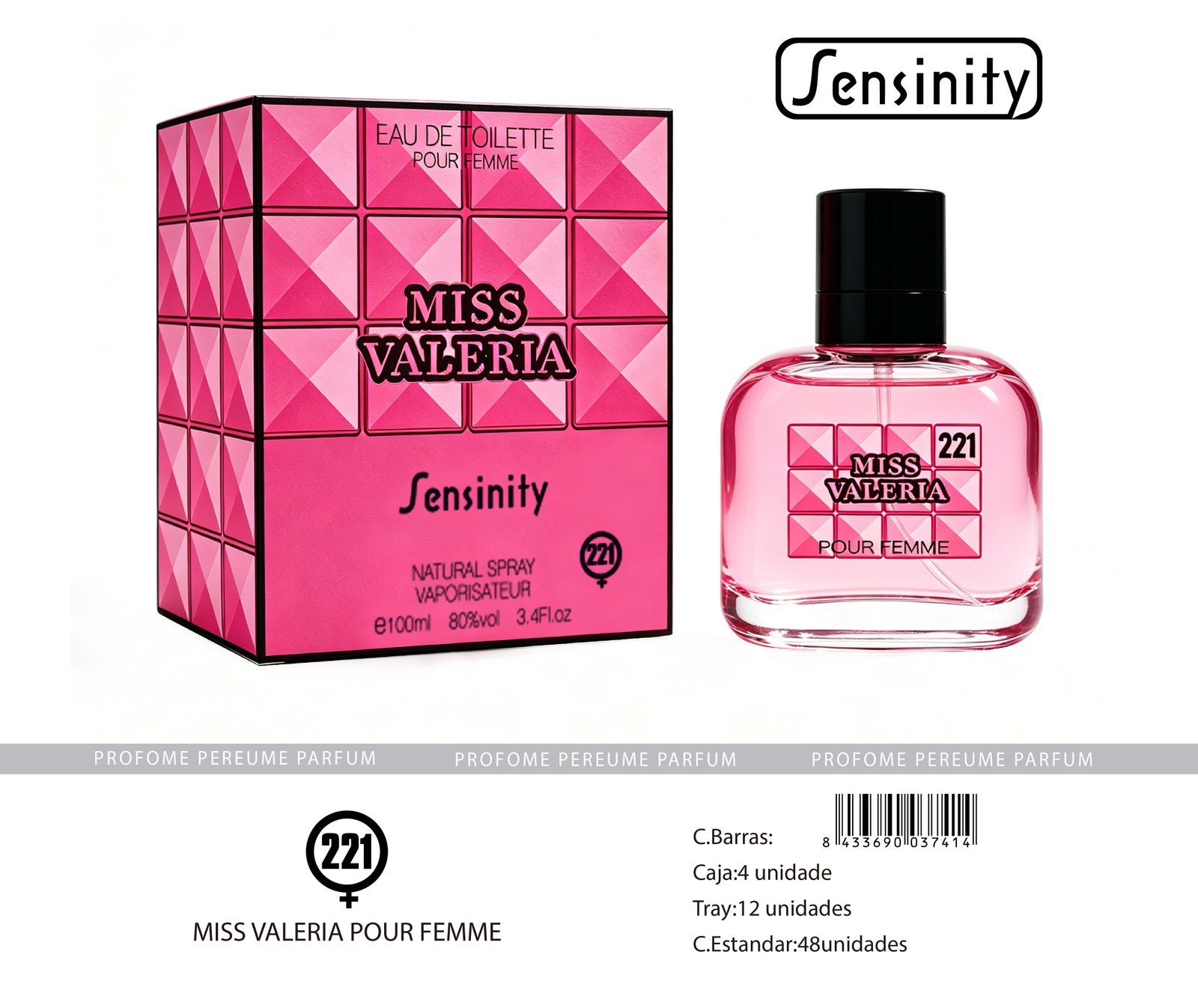 MISS VALERIA POUR FEMME SENSINITY