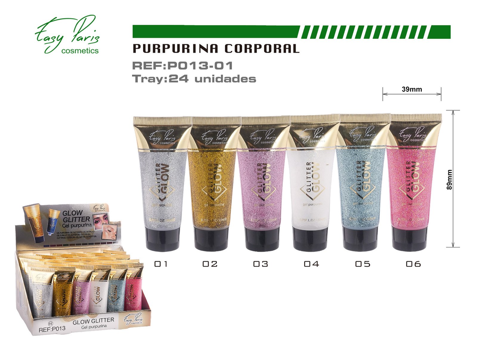 PURPURINA EN GEL