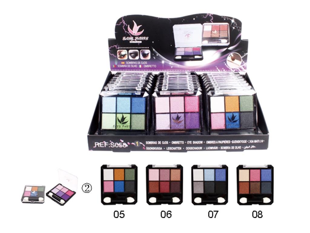 SOMBRA DE OJOS 6 COLORES EASY PARIS 288/