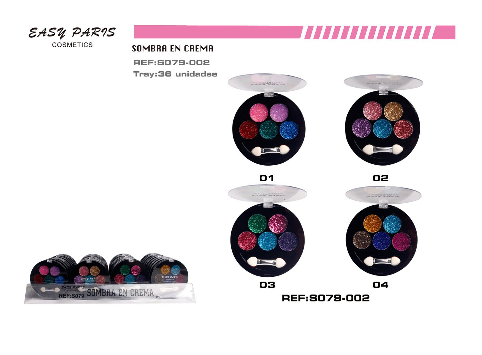 NO VENDER S.DE OJOS EN CREMA DE PURPURINA 36/U 432