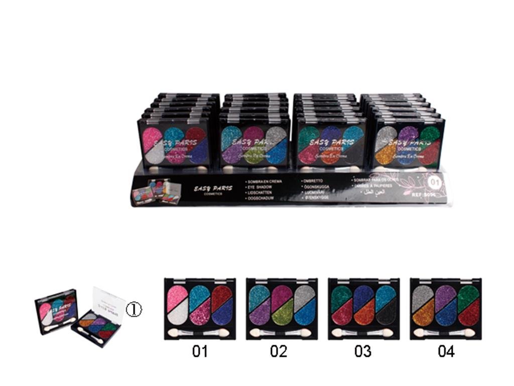 S.DE OJOS EN CREMA DE GLITTER 6 COLOR 43