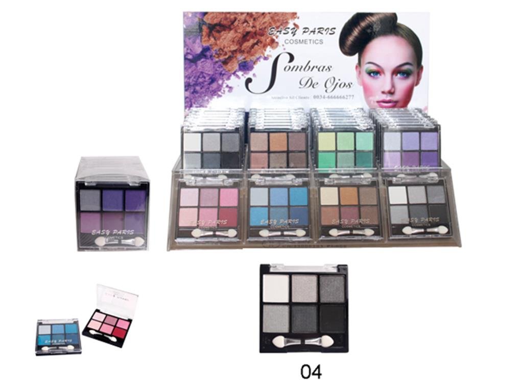 SOMBRA DE OJOS 6 COLORES EASY PARIS 288/