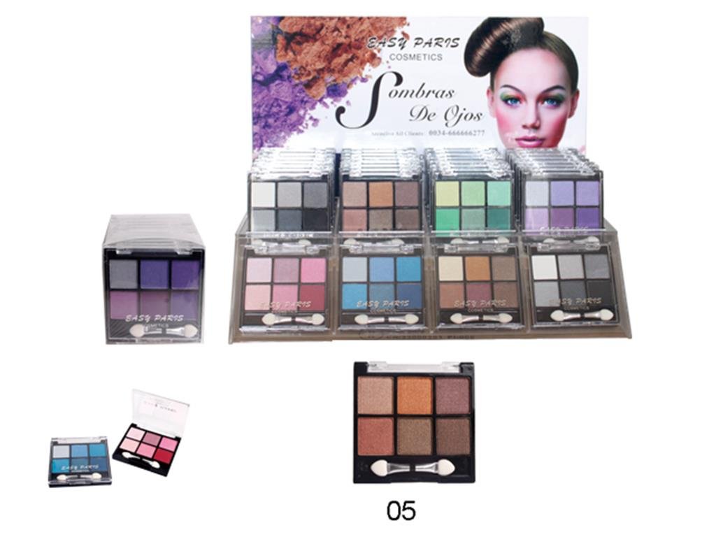 SOMBRA DE OJOS 6 COLORES EASY PARIS 288/