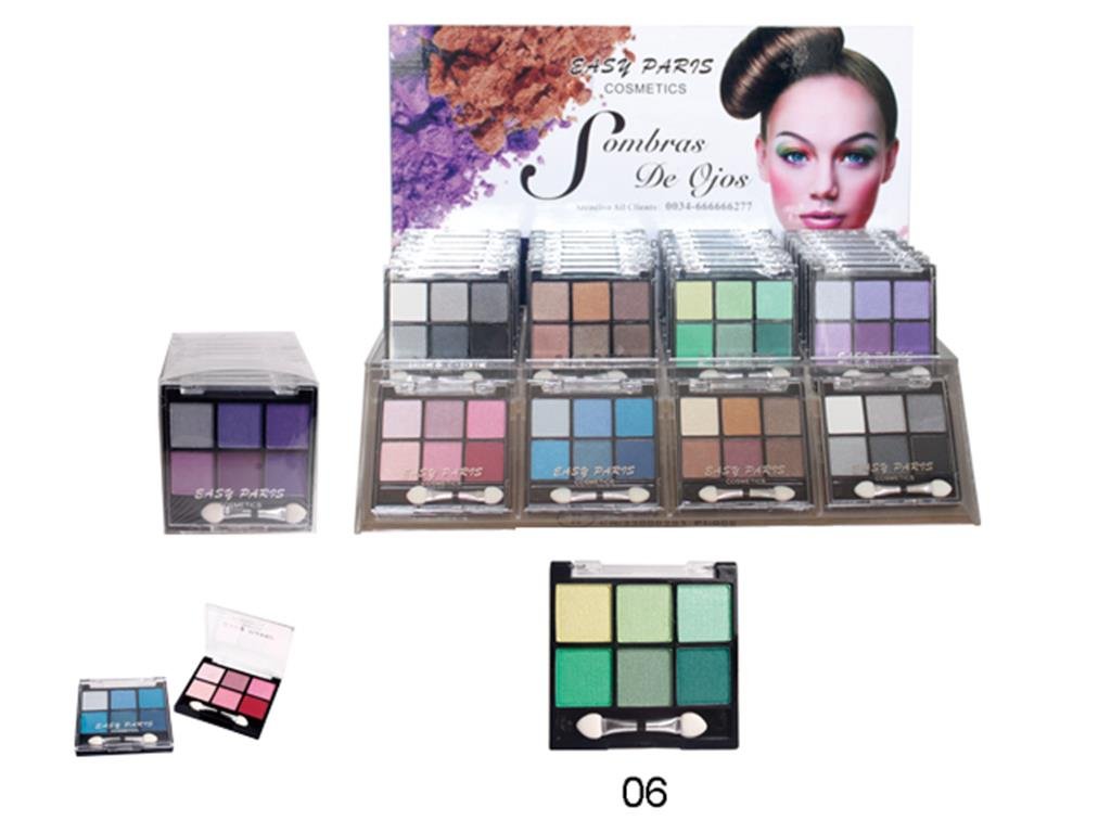 SOMBRA DE OJOS 6 COLORES EASY PARIS 288/