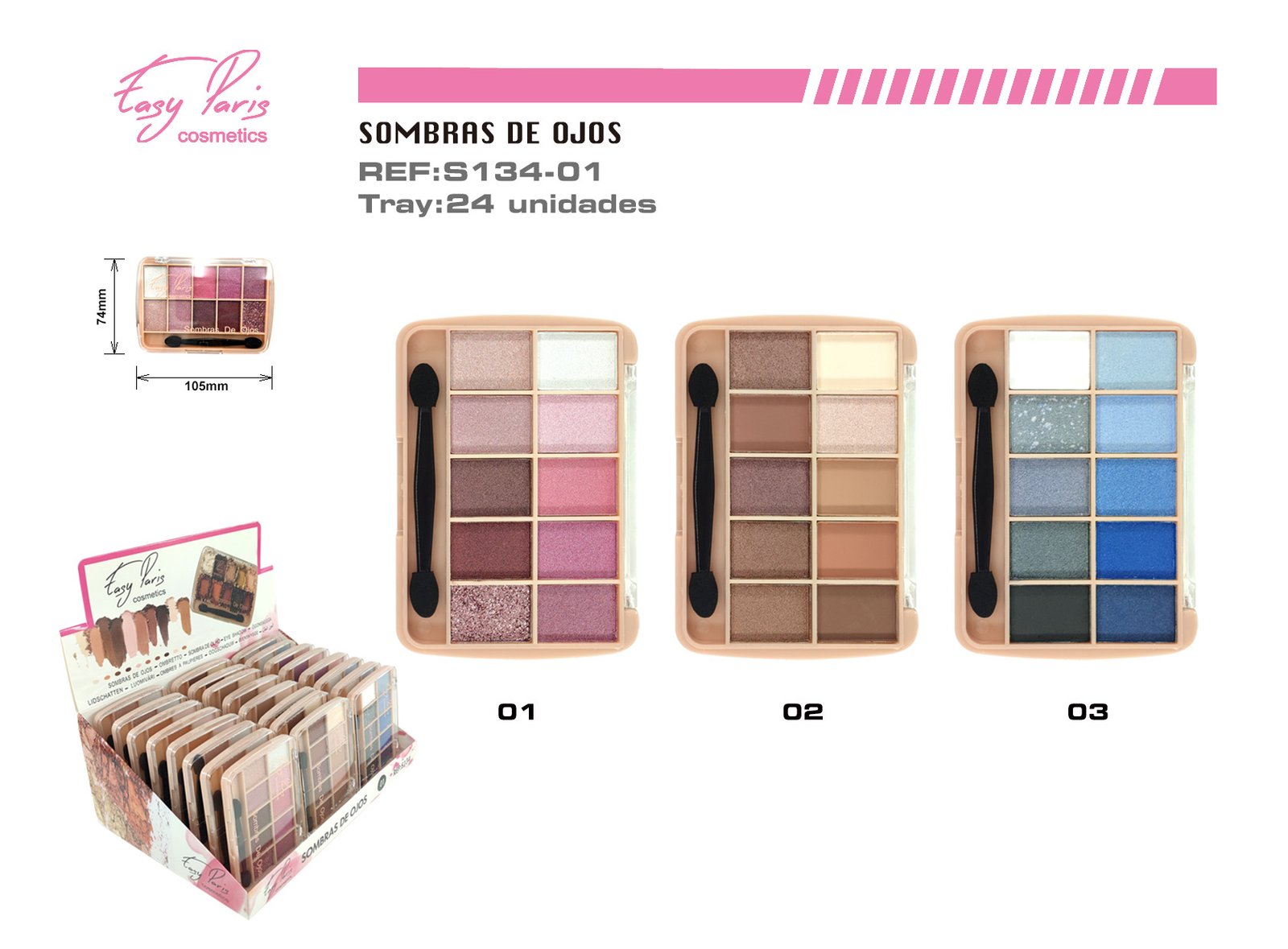 S.DE OJOS 10 COLORS