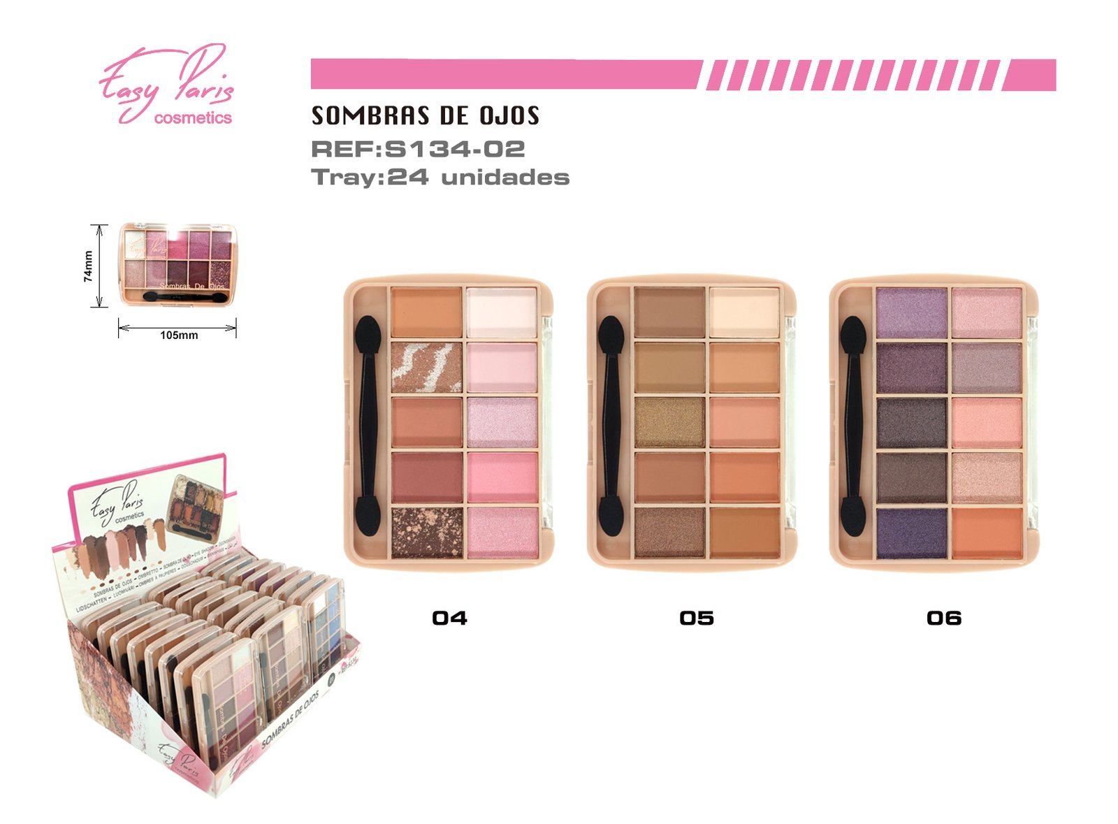 S.DE OJOS 10 COLORS