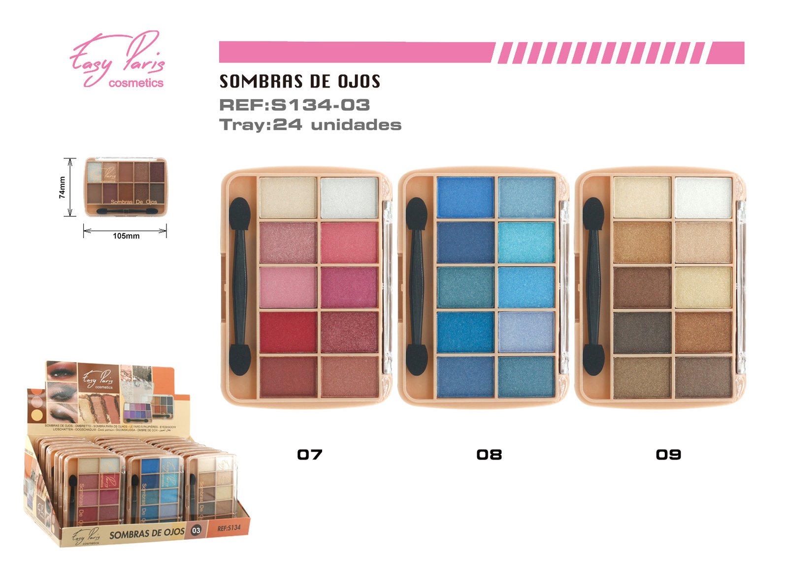 S.DE OJOS 10 COLORS