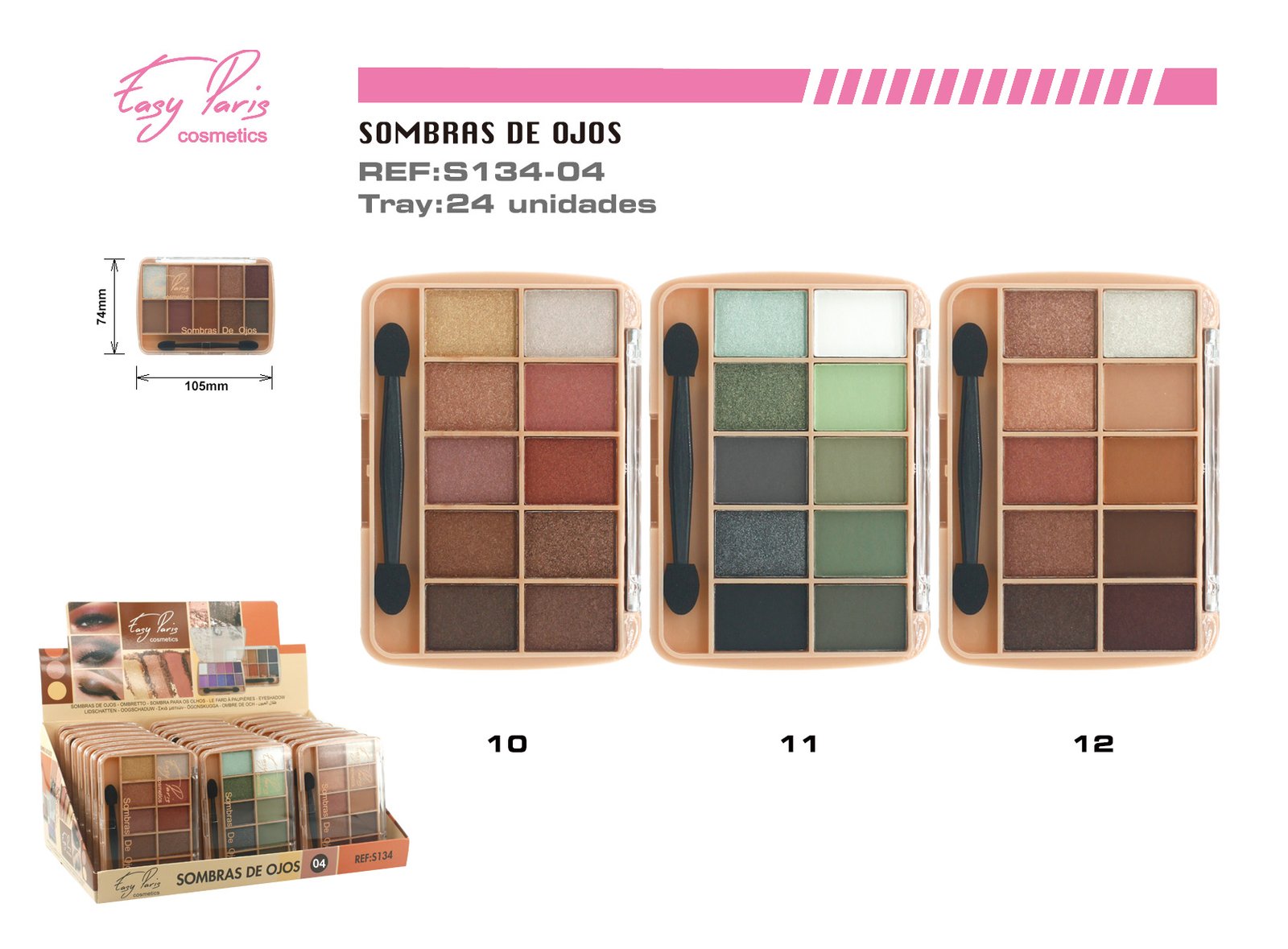 S.DE OJOS 10 COLORS