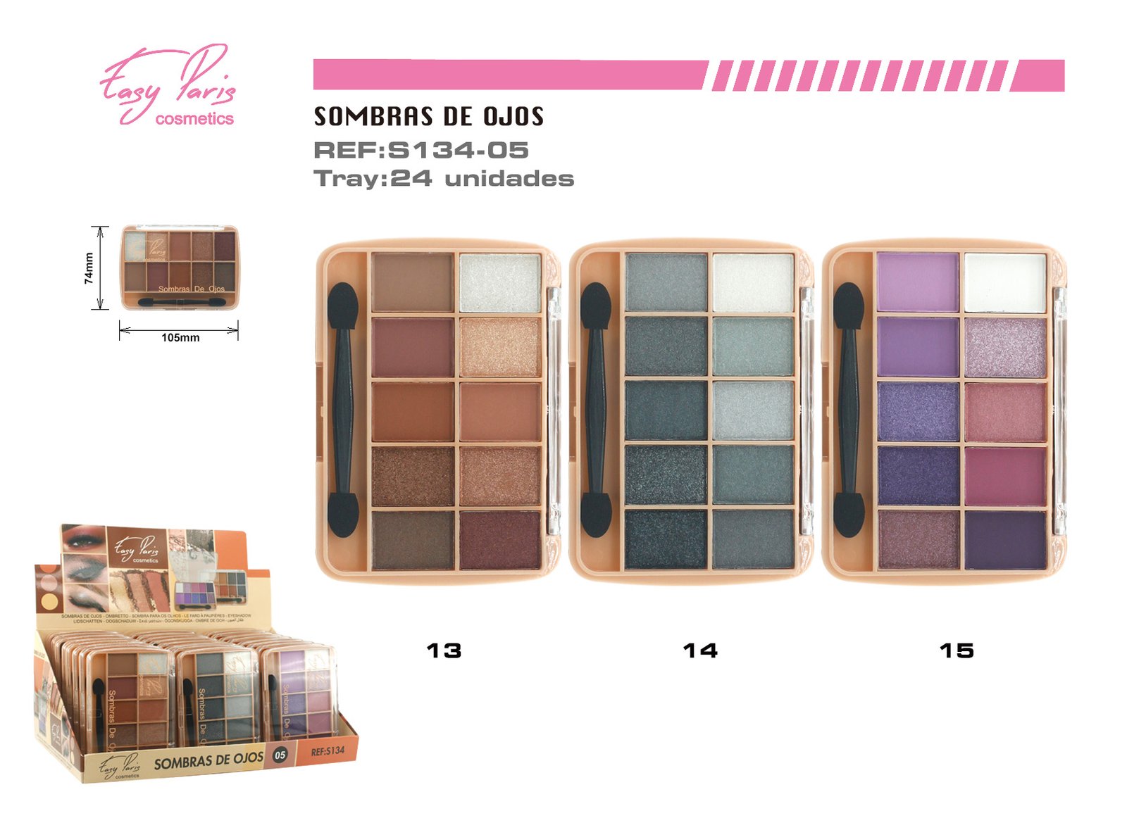 S.DE OJOS 10 COLORS