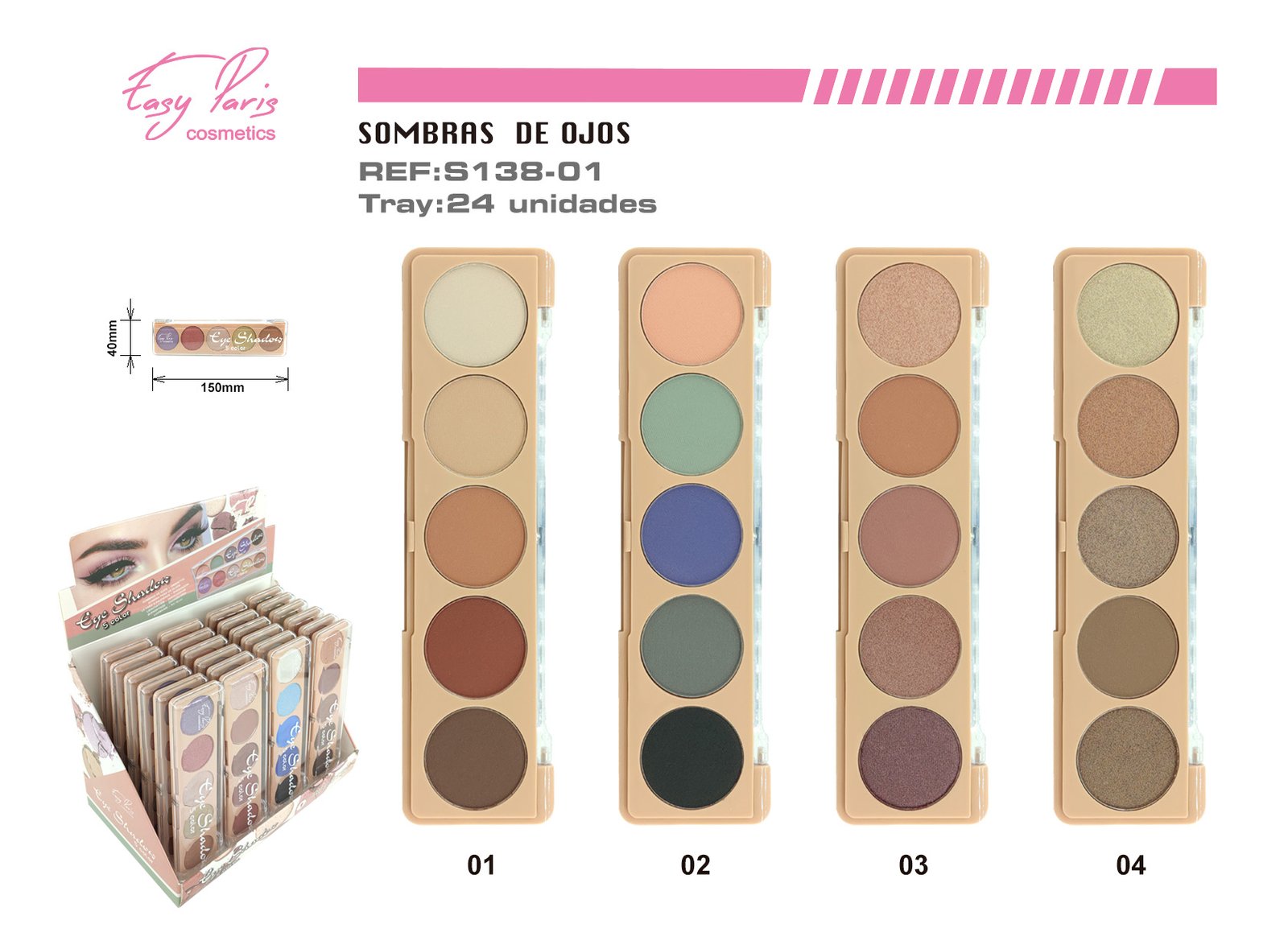 S. DE OJOS 5COLORS