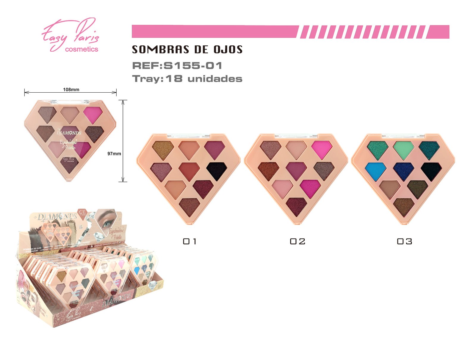 PALETA DIAMOND S.DE OJOS