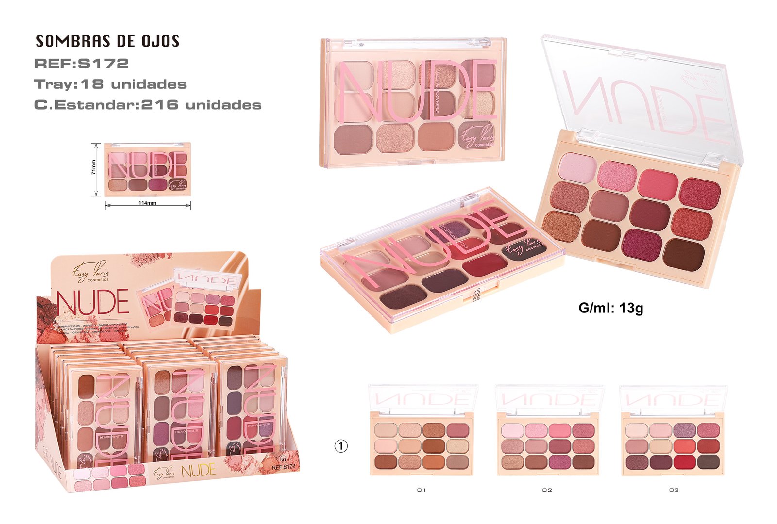 PALETA S.DE OJOS NUDES