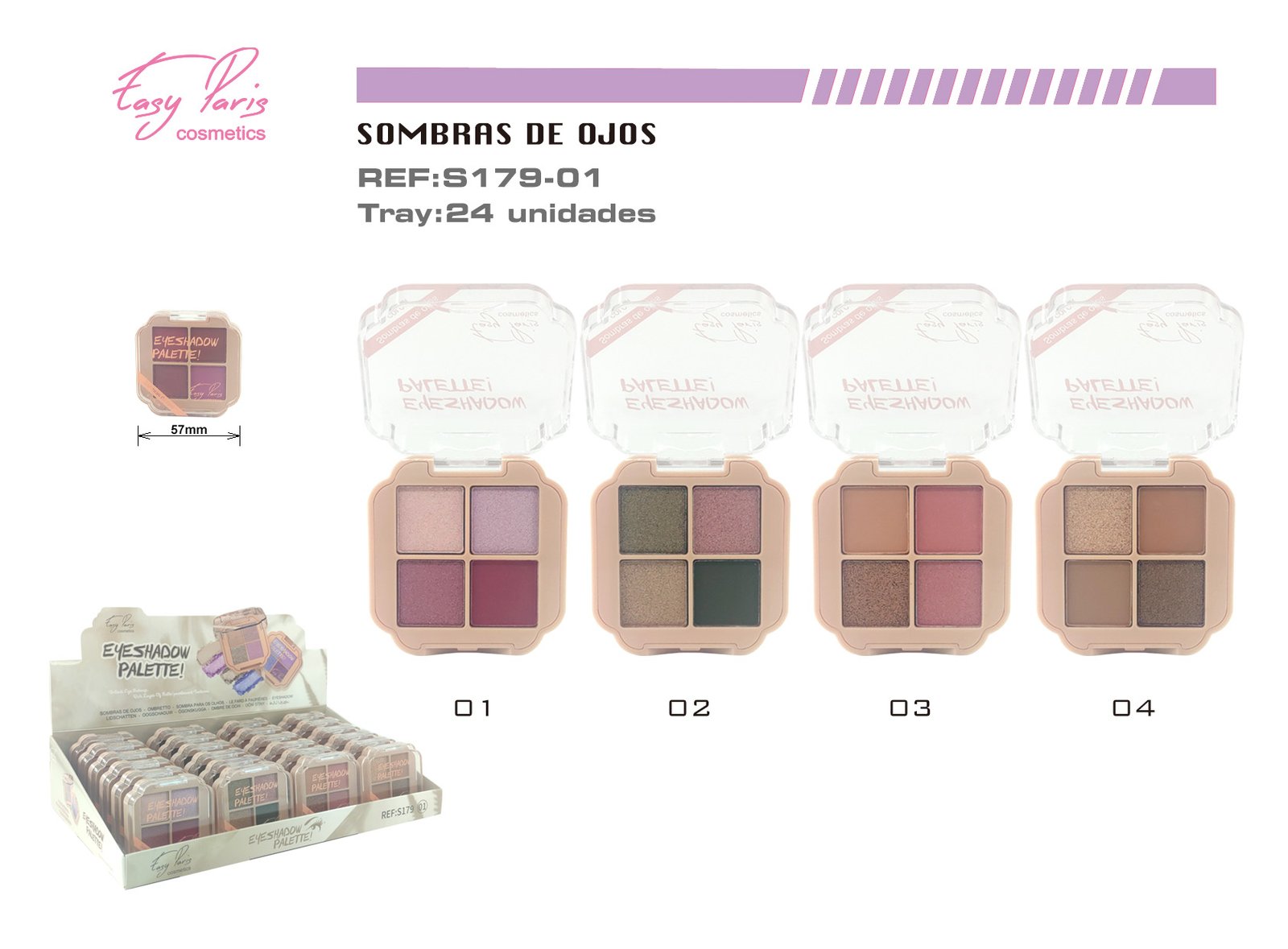 S.DE OJOS 4 COLORES
