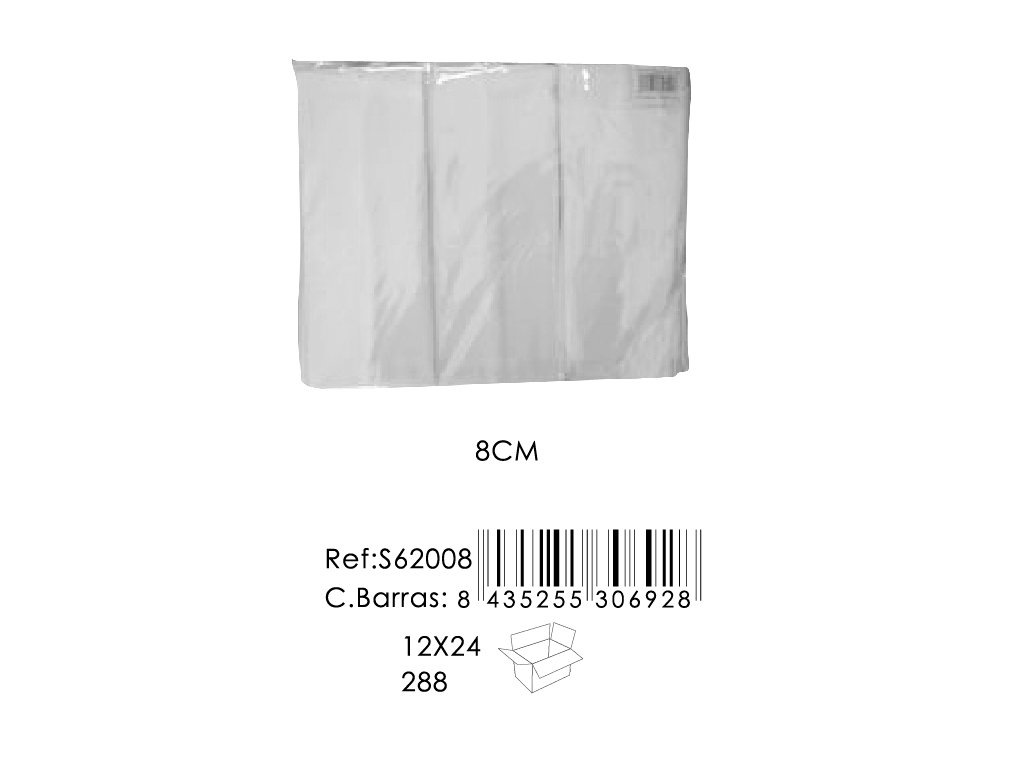 BANDA 8CM. BLANCA