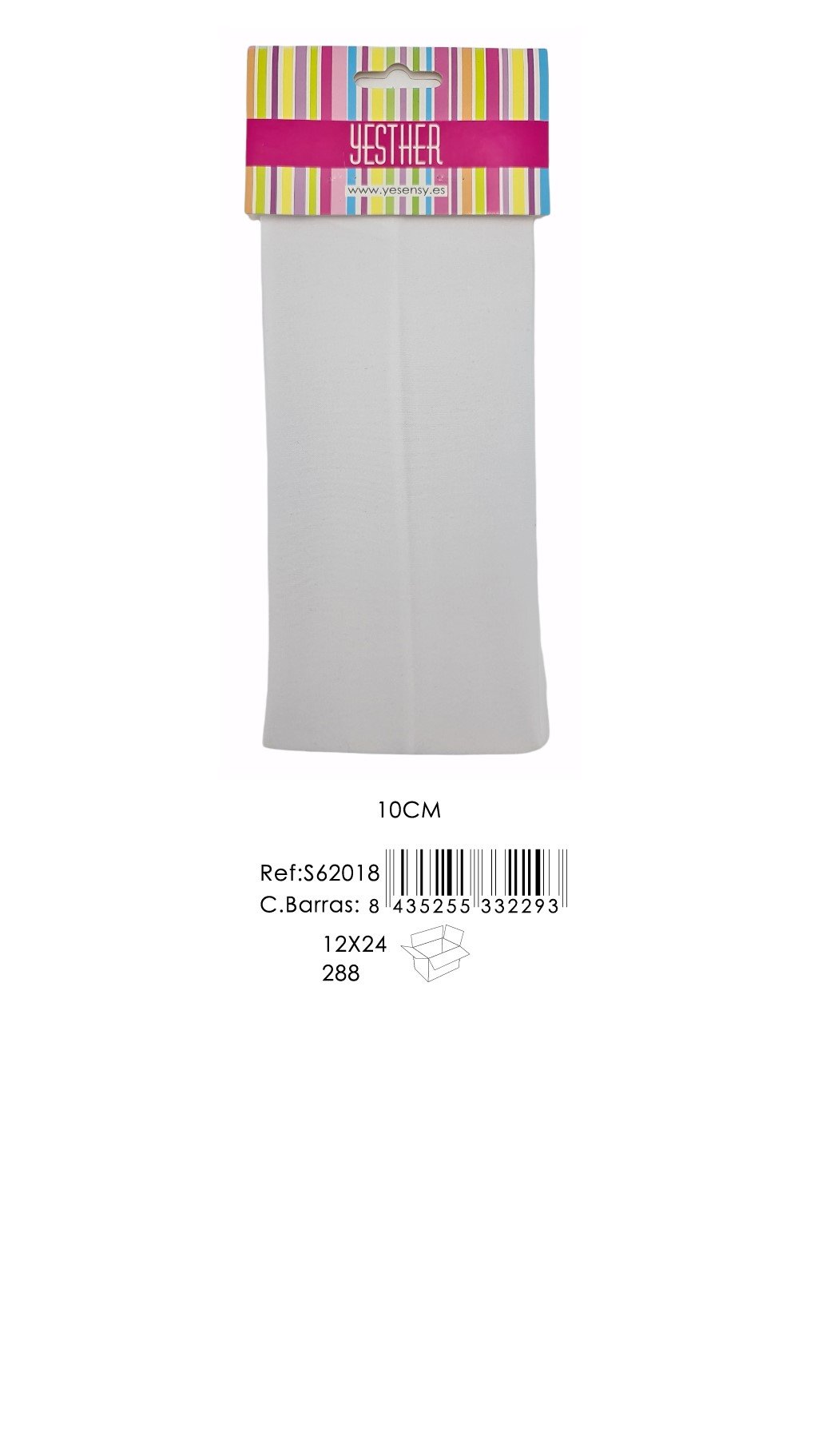 BANDAS 10CM BLANCA