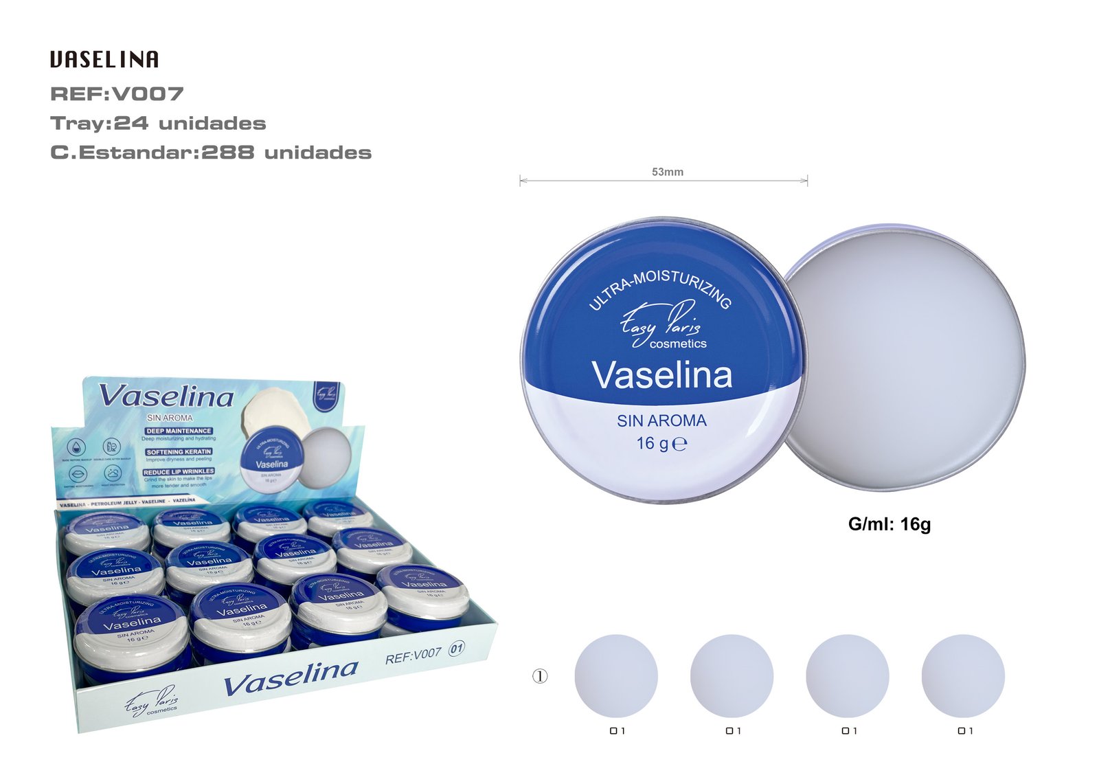 VASELINA SIN AROMA