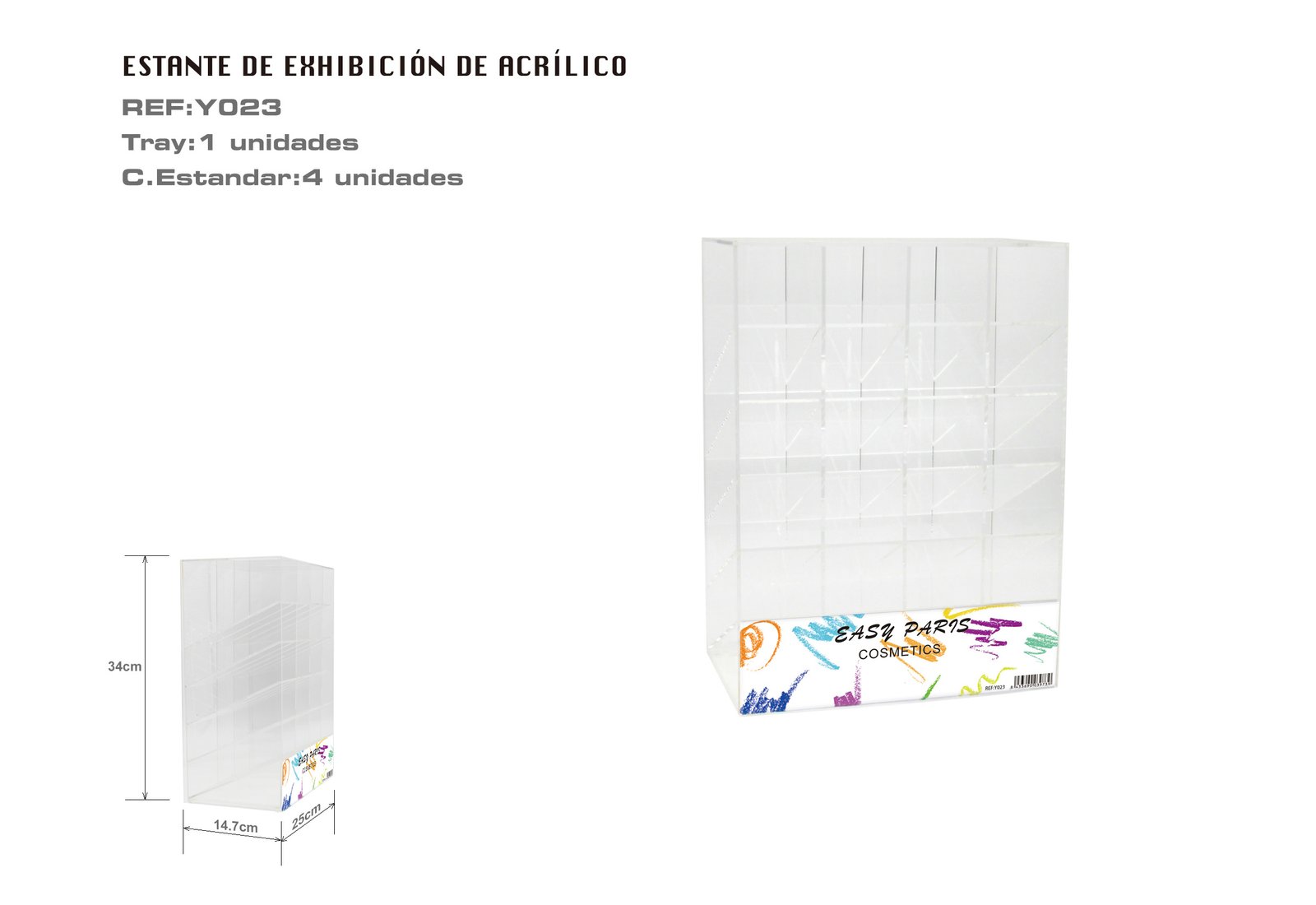 EXP.LAPIZ METRAQUILATO VACIO